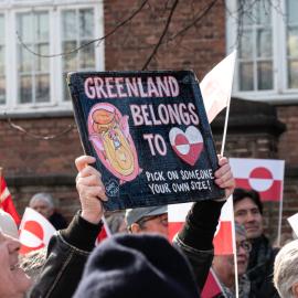 Διαμαρτυρία για τη Γροιλανδία