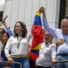 Μαρία Κορίνα Ματσάδο συγκέντρωση