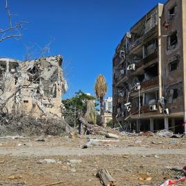 Κατεστραμμένο κτίριο πολέμου