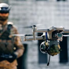 Στρατιωτικό drone σε δράση