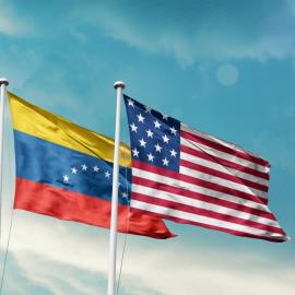 Σημαίες ΗΠΑ Βενεζουέλας