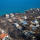 Μάτι καμένη περιοχή αεροφωτογραφία