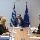 Κυριάκος Μητσοτάκης σε σύσκεψη