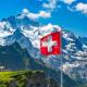 Ελβετική σημαία βουνό